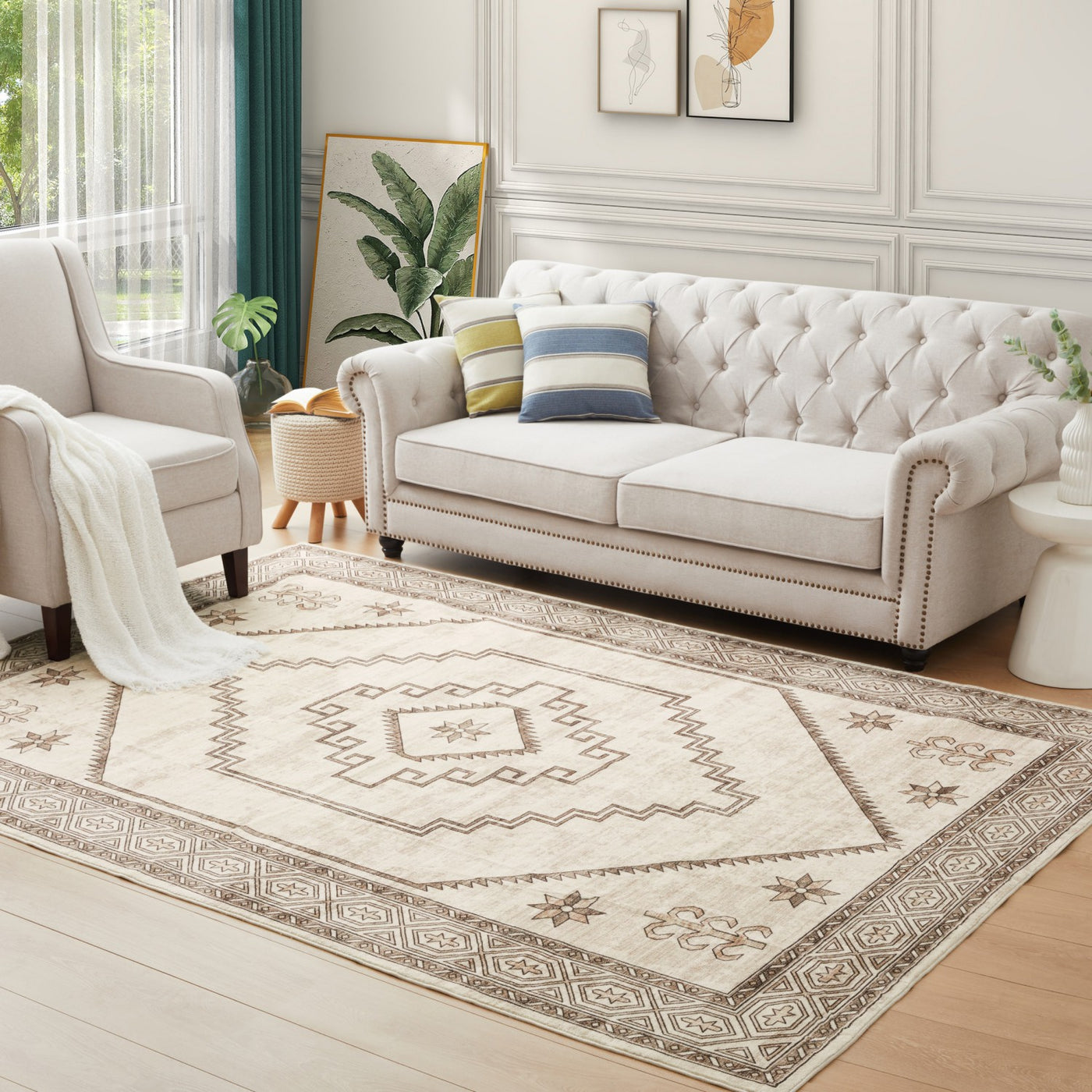 Large Area Rug Traditional Living Room Runner Carpet