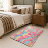 Faux Fur Rug Tie-Dye Shag Carpet