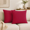 Plain Decorative Sofa Cushion Covers Pair
