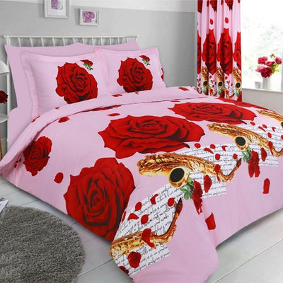 3D Floral Duvet Complete Bedding Set