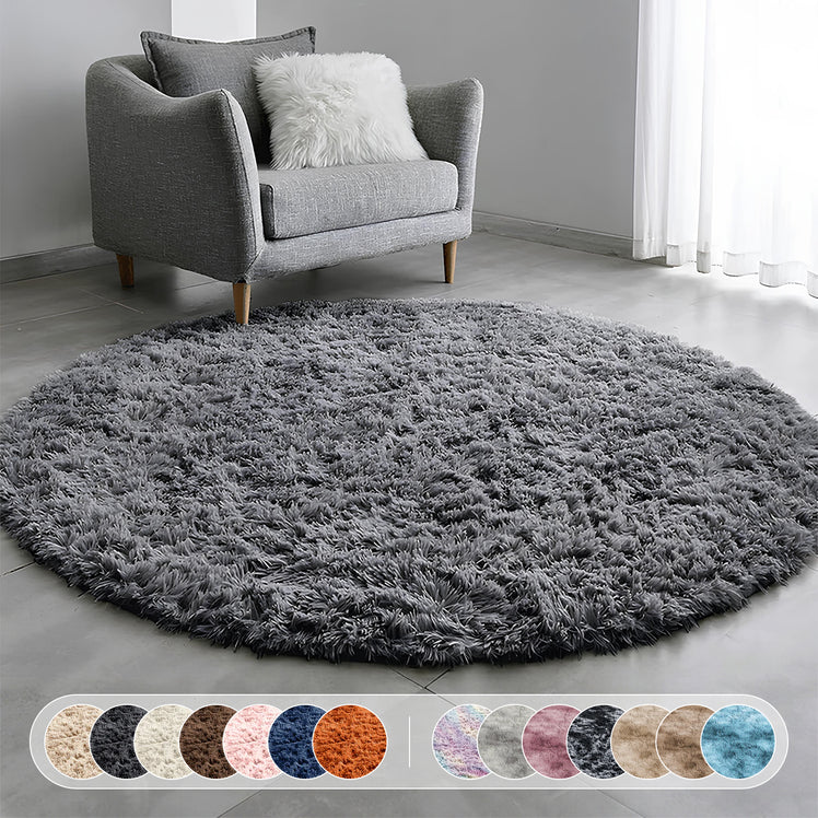 Fluffy Round Rugs - Large Circular Rugs