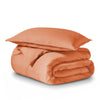 Rust Bedding Duvet Cover Set Plain
