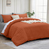 4 Piece Stripe Bedding Set - Duvet Cover, Fitted Sheet & Pillowcases