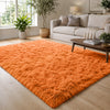 Fluffy Large Shaggy Rug Rust