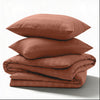 4 Piece Stripe Bedding Set - Duvet Cover, Fitted Sheet & Pillowcases