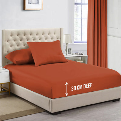 Extra Deep Fitted Sheets 25cm, 30cm & 40cm