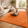 Fluffy Large Shaggy Rug Rust