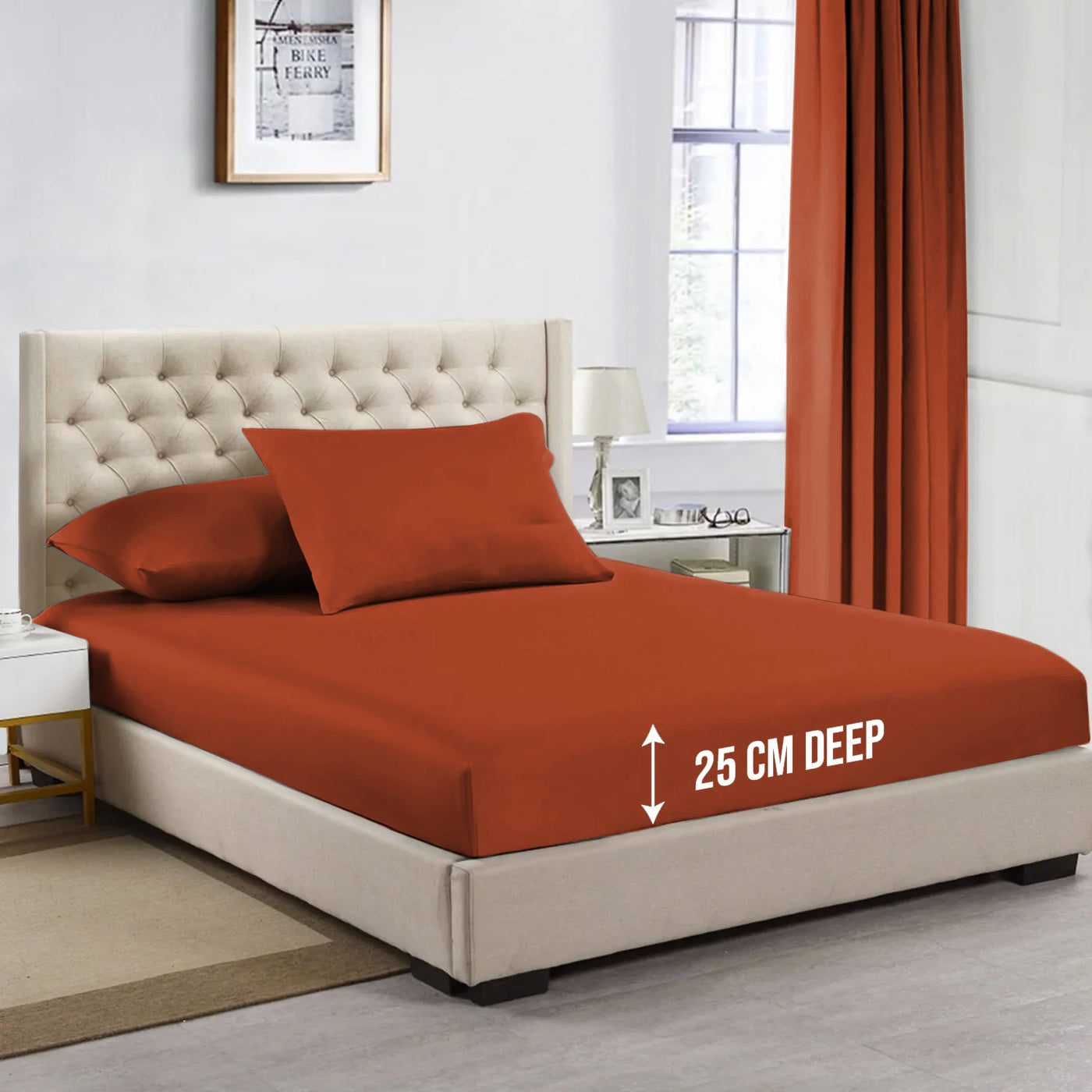 Extra Deep Fitted Sheets 25cm, 30cm & 40cm