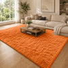 Fluffy Large Shaggy Rug Rust