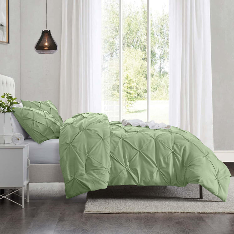 Pintuck Duvet Cover & Pillowcase Set