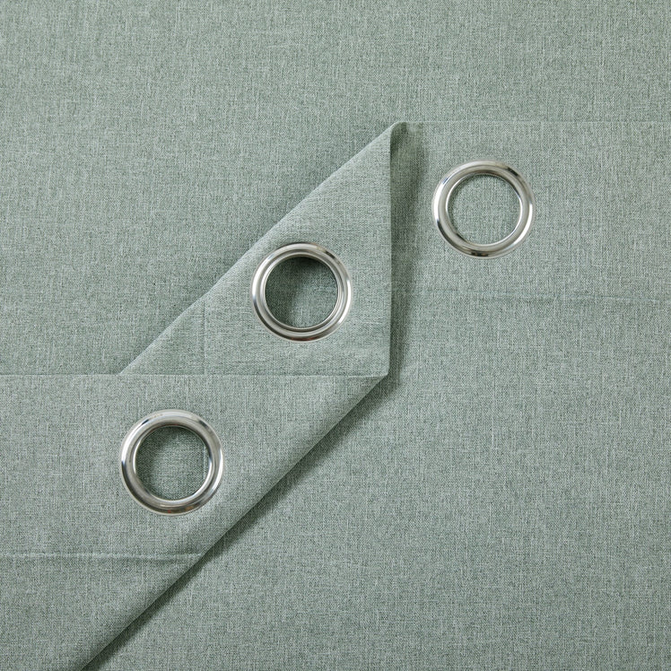 Eyelet Blackout Curtains Drapes - Thermal Insulated Light Blocking
