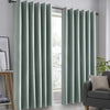 Heavy Thermal Blackout Linen Curtains For Bedroom