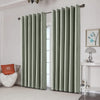 Eyelet Blackout Curtains Drapes - Thermal Insulated Light Blocking