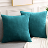 Cushion Covers Velvet Striped Soft Corduroy