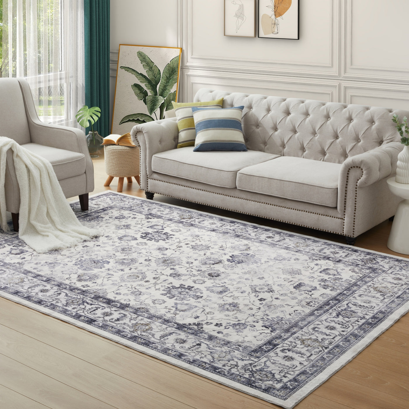 Large Area Rug Traditional Living Room Runner Carpet