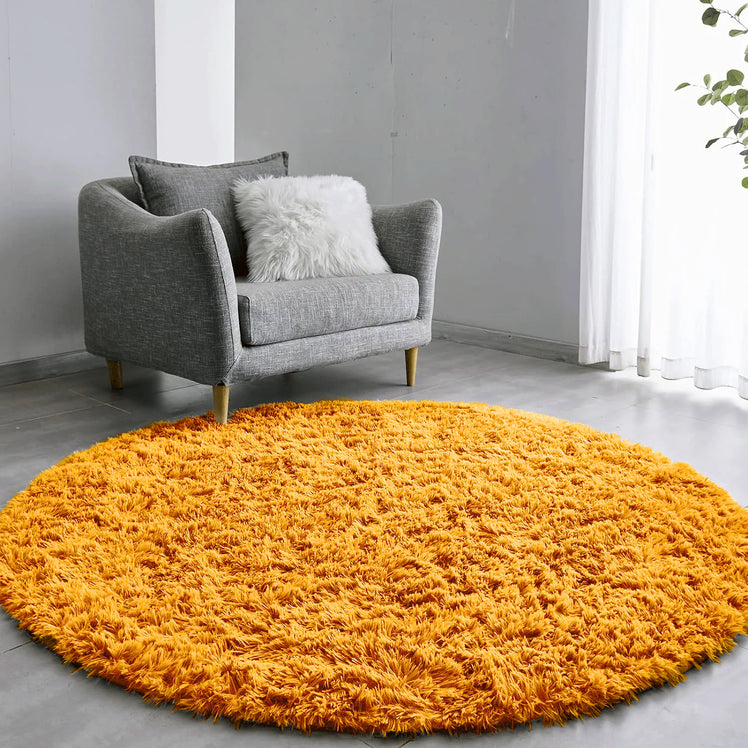 Fluffy Round Rugs - Large Circular Rugs