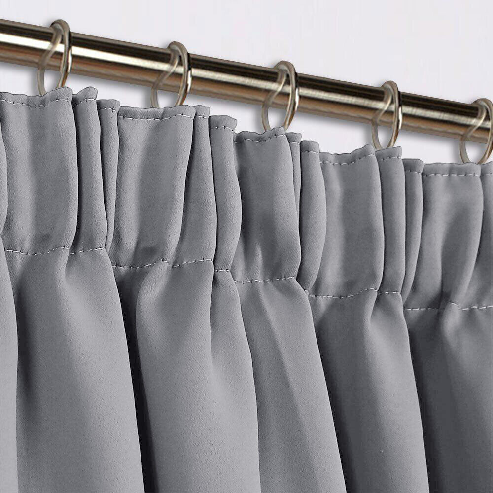 Pencil Pleat Blackout Curtains