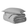 Silver Duvet Cover Set Plain