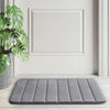 Silver Bath Mat Memory Foam