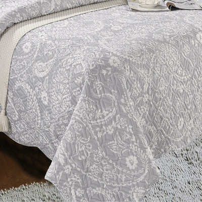 Quilted Embossed Bedspread Set