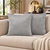 4 Pack Velvet Striped Corduroy Cushion Covers