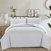 Silver Striped Bedding Duvet Cover Set