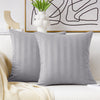 Stripe Decorative Sofa Cushion Covers Pair