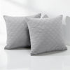 Check Embossed Velvet Cushion Cover