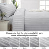 4 Piece Stripe Bedding Set - Duvet Cover, Fitted Sheet & Pillowcases