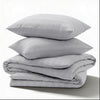 4 Piece Stripe Bedding Set - Duvet Cover, Fitted Sheet & Pillowcases