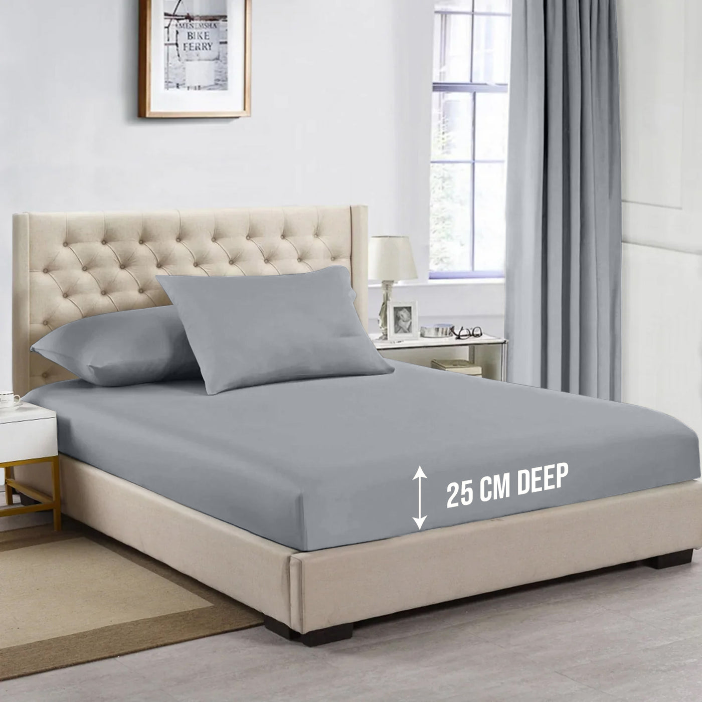 Extra Deep Fitted Sheets 25cm, 30cm & 40cm