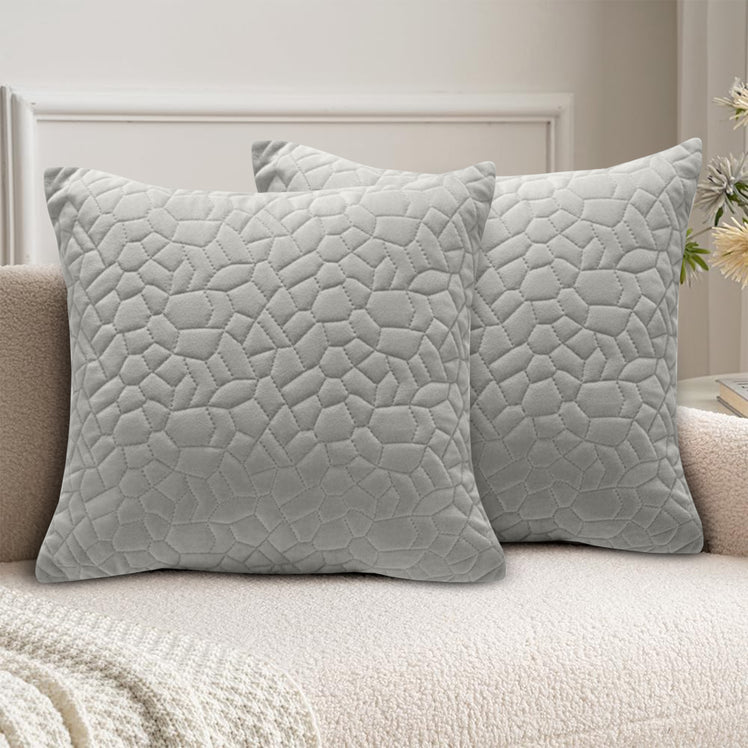 Pebble Embossed Velvet Cushion Covers