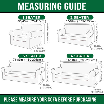 Fitted Stretch Sofa Covers | Protective Settee Slipcover
