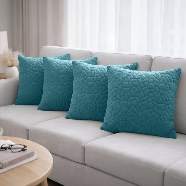Pebble Embossed Velvet Cushion Covers