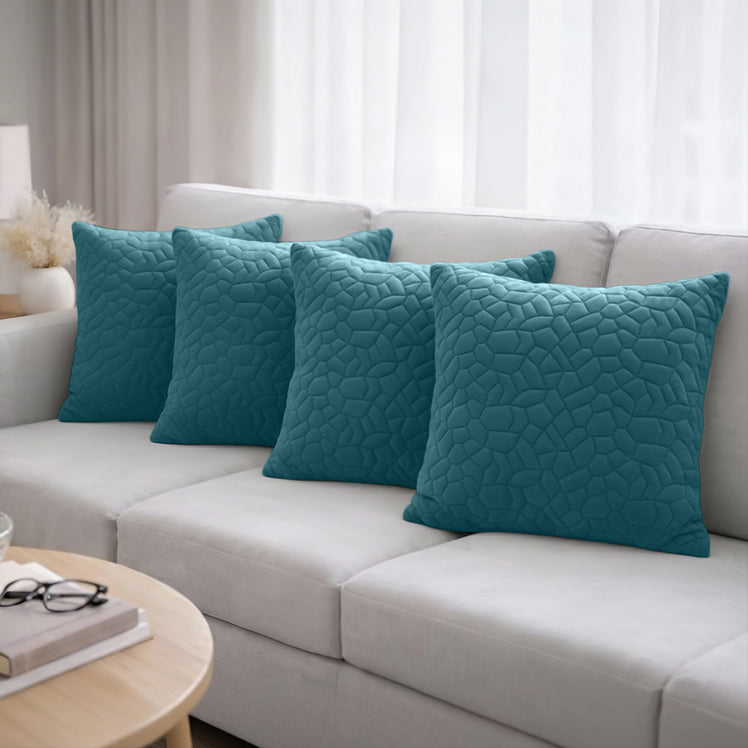 Pebble Embossed Velvet Cushion Covers