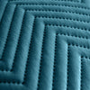2 & 4 Pack Cushion Covers Chevron Design Velvet Fabric