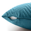 2 & 4 Pack Cushion Covers Chevron Design Velvet Fabric