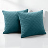 Check Embossed Velvet Cushion Cover