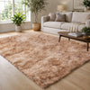 Faux Fur Rug Tie-Dye Shag Carpet