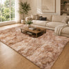 Faux Fur Rug Tie-Dye Shag Carpet