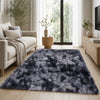 Faux Fur Rug Tie-Dye Shag Carpet