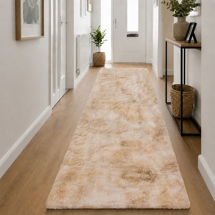 Faux Fur Rug Tie-Dye Shag Carpet