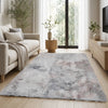 Faux Fur Rug Tie-Dye Shag Carpet