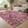 Faux Fur Rug Tie-Dye Shag Carpet