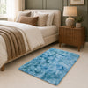 Faux Fur Rug Tie-Dye Shag Carpet