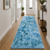 Faux Fur Rug Tie-Dye Shag Carpet