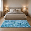 Faux Fur Rug Tie-Dye Shag Carpet
