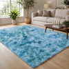 Faux Fur Rug Tie-Dye Shag Carpet