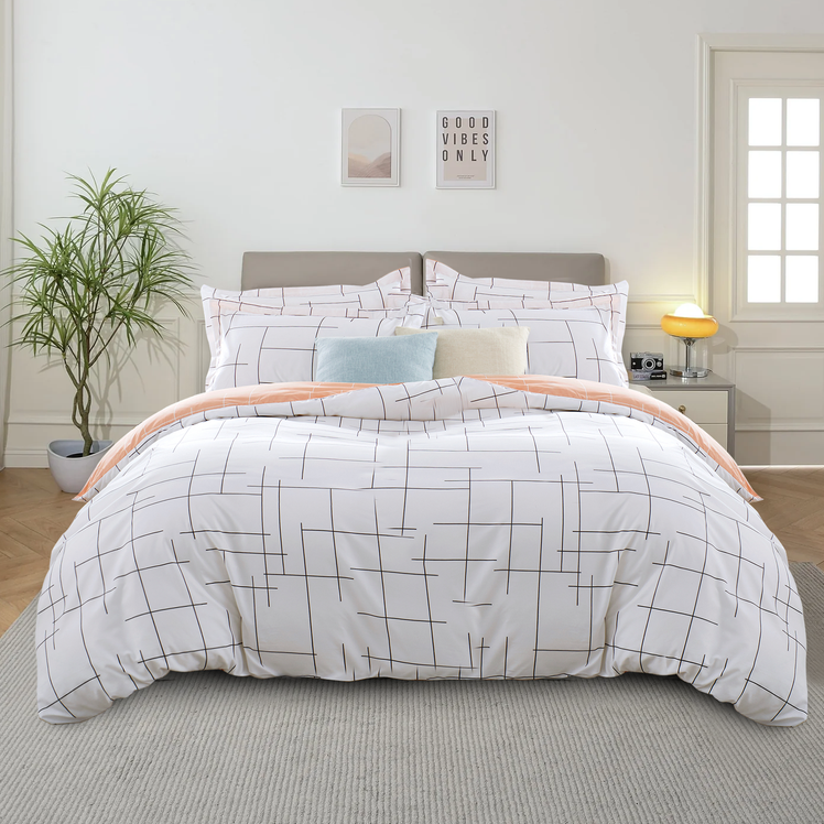 Tile Printed Duvet Cover