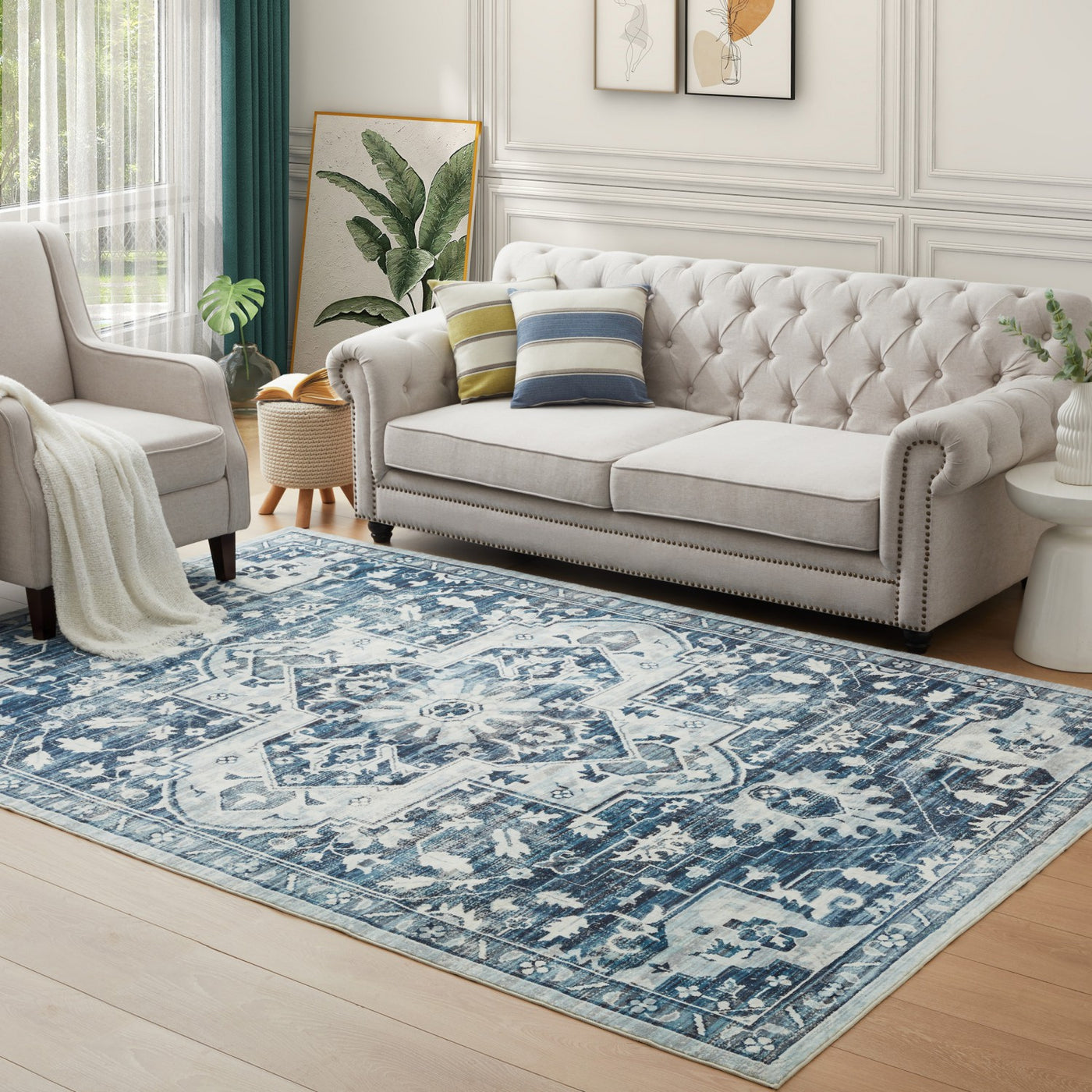 Large Area Rug Traditional Living Room Runner Carpet